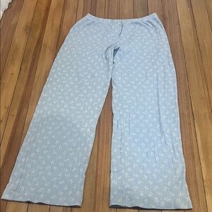 Light Blue teddy bear Pajama Pants from Brandy Melville